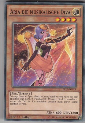 YU-GI-OH Aria die Musikalische Diva Common SP15-DE018
