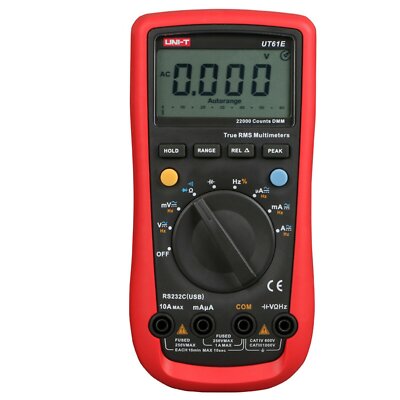 ONE NEW UNI-T UT61E Digital Modern Digital Multimeter Tester Meter Volt DHL SHIP
