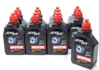 MOTUL 105787 - Manual Transmission Fluid 80W90 Gearbox Oil, (Pack of 12)