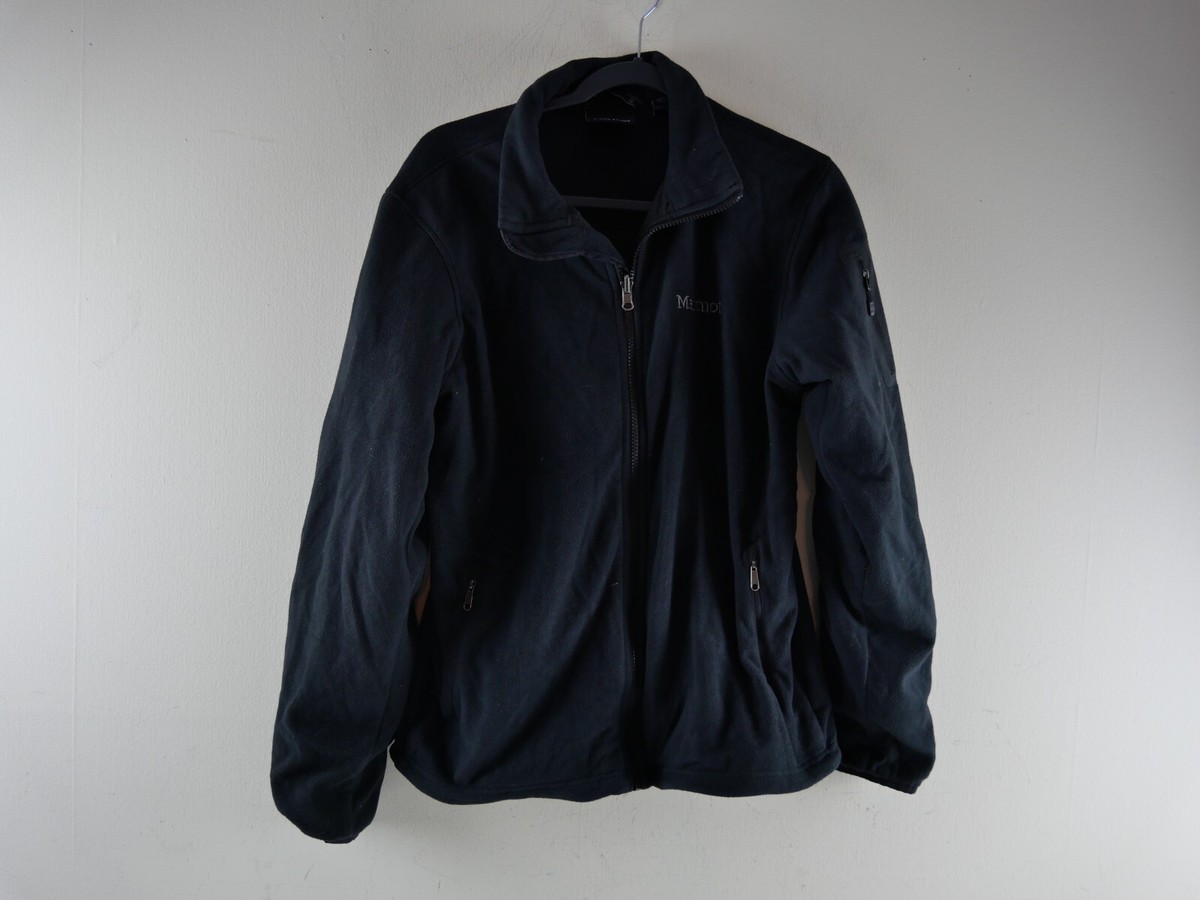 MARMOT Men's M Black Fleece Zippered 3 Pocket Jacket