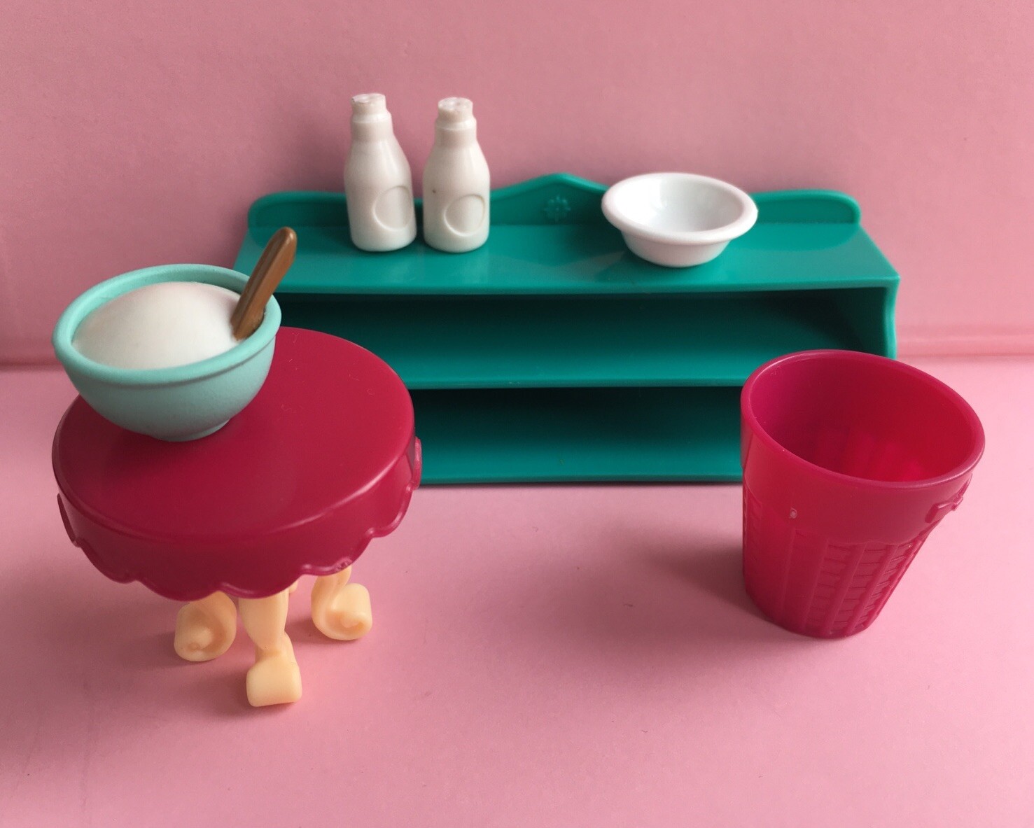 Barbie Plastic furniture bundle, Dolla House Kitchen Accessories