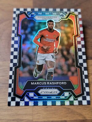 2023-24 Prizm MARCUS RASHFORD Black White Checkerboard SP MANCHESTER UNITED #45
