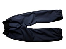 Softshellhose einfarbig nachtbla uni Regenhose gerades Bein Matschhose handmade 