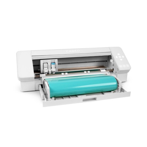 Silhouette Cameo 4 with Bluetooth, 12" Cutting Mat, Auto-Blade 2, White Edition