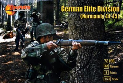 German Elite Division (Normandy 44-45), 40 figures scale 1/72 Mars Figures 72106