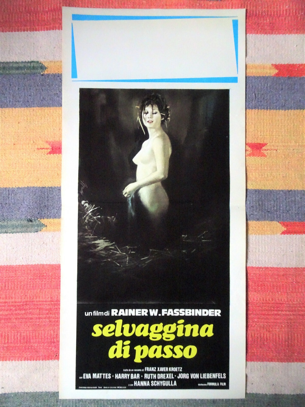 Locandina originale film SELVAGGINA DI PASSO (1972) - Regia di Rainer Werner Fassbinder