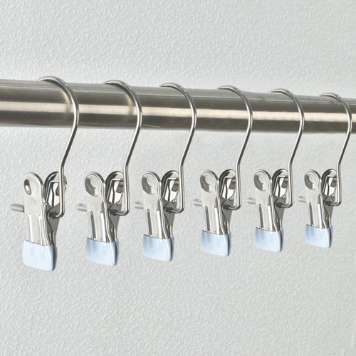 Set 40 Ganci A S In Plastica - Per Elastici, Fasce, Sciarpe E Utensili Da Cucina