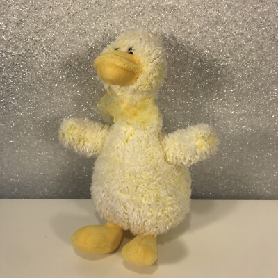 GUND Flappy Jr Duck Chick Plush 36312 Stuffed Yellow Pastel Sheer Bow 7 