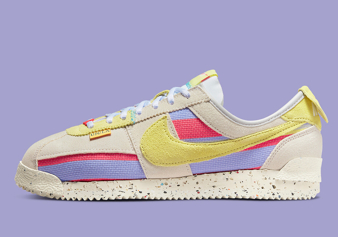 Nike x Union LA Cortez SP Lemon Frost Серый Туманный белый DR1413-100 sz 10 Мужские