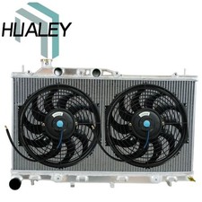 Aluminum Radiator+Fan For 2003-2009 2004 Subaru Outback Bp 3.0L H6 Boxer Petrol