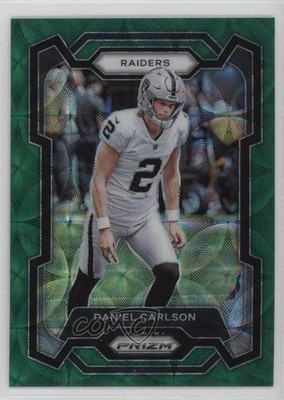 2023 Panini Prizm Green Scope Prizm 43/75 Daniel Carlson #173 11nu