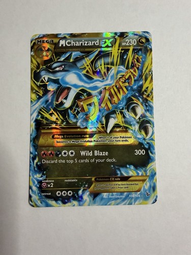 Pokemon M Charizard EX Flashfire Holo Secret Rare Card 108/106 LP-NM Condition