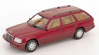 Triple 9 1:18 Mercedes E-Class T-Model S124 (1995) - almandine red