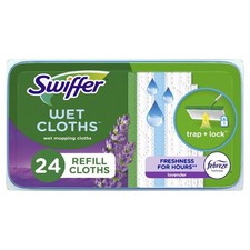 Lavender Wet Mop Refills 24 Count for Floor Cleaning