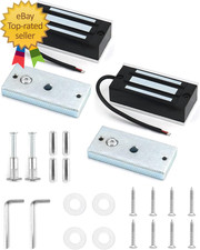 Electric Magnetic Lock 2 Pack 60Kg 130Lbs Holding Force Electric Magnetic Lock