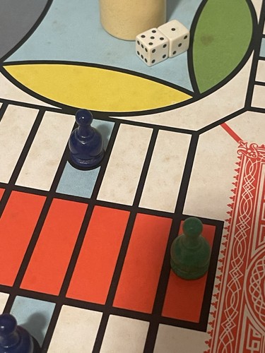 Vintage Complete Parcheesi Gold Seal Copyright 1959 Board Game - Picture 8 of 10