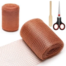 Copper Mesh Roll 5 X 50 Ft Blocker For Hole?double Layer Copper Fill Fabricga