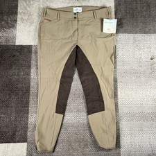 TuffRider Ladies Full Seat Breeches Fawn Coffee Equestrian Riding Pants Size 38