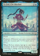 Ty Lee Chi Blocker The Last Airbender MTG Rare R 0076 