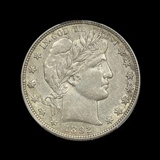 1892-O Barber Half Dollar, Better Date New Orleans Mint Issue, Fine Condition