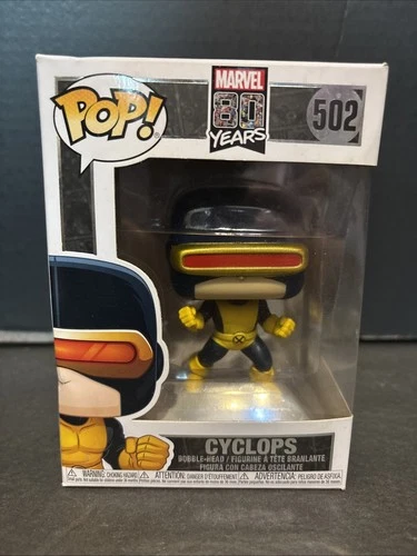 Funko Pop! Vinyl Figure Marvel 80th Anniversary Cyclops Figure #502 - Box Damage