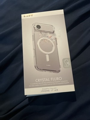 LAUT - Crystal Fluro case Compatible with iPhone 17 Air - Clear CLEAR iPhone 17