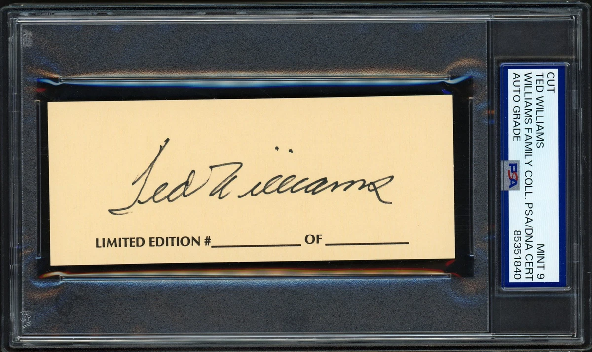 Ted Williams Autograph for sale | eBay