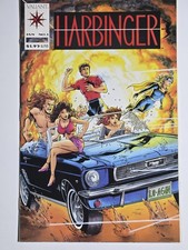 Harbinger #1 (1992) Valiant Comics Coupon Intact Nice Copy Jim Shooter