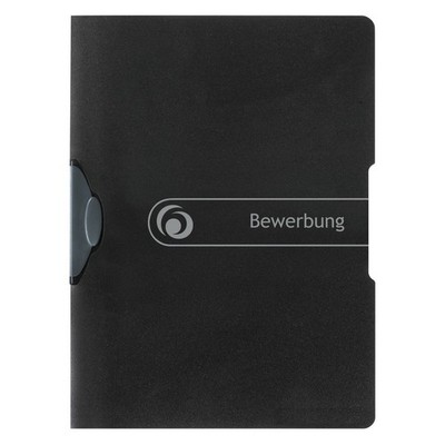 Herlitz Bewerbungsmappe Express-Clip A4 PP schwarz