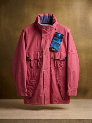  Helly Hansen Herren Vintage Outdoor Jacke Altrosa Rot Gr. L Ungetragen