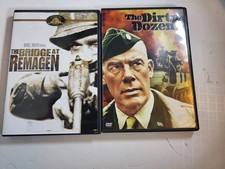 The Bridge At Remagen And The Dirt Dozen Dvds War Action Lee Marvin George Segal