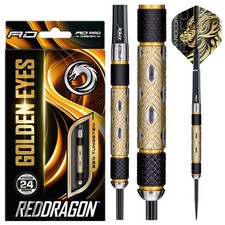 Dardos Red Dragon Golden Eyes 85% punta de acero de tungsteno - 24 gramos