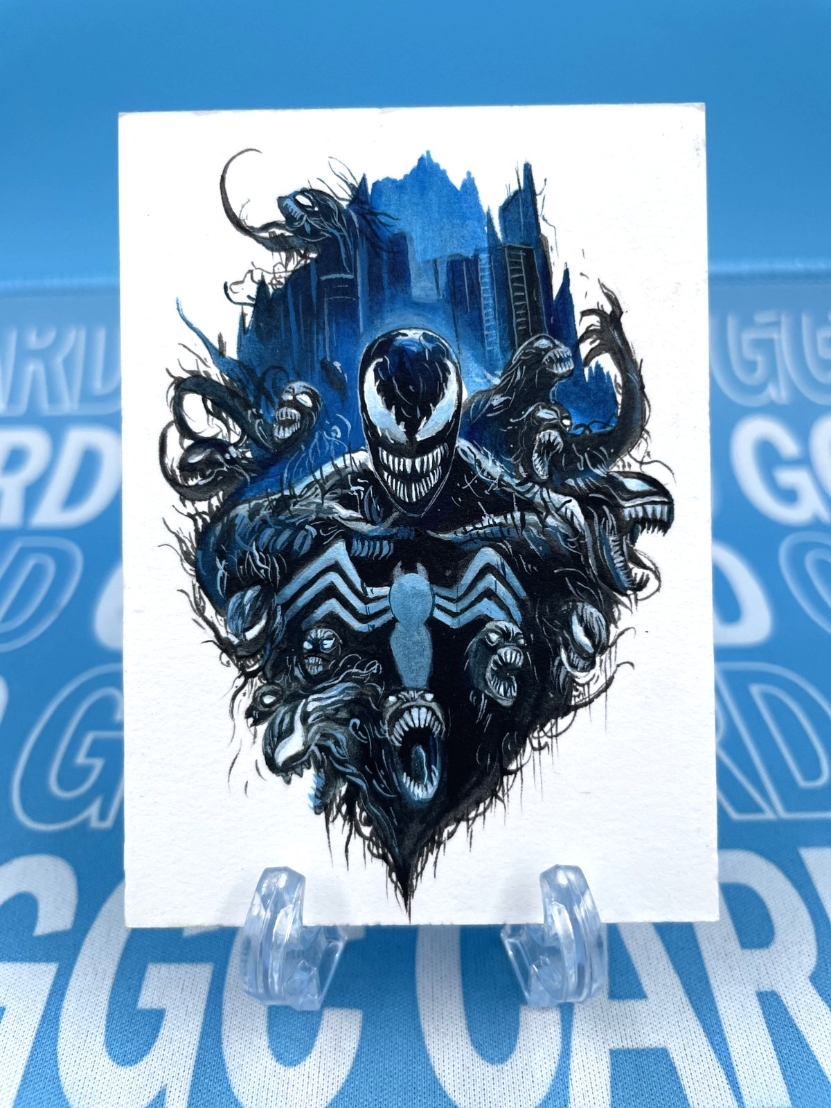GGC Studio Marvel Venom Artist Hand Drawn Auto Sketch Card 1/1