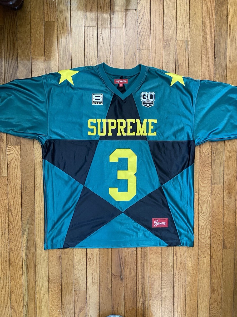 シャツ Supreme Star Football Jersey \"Dark Green Supreme Star Football Jersey Dark Green Men's - FW24 - US