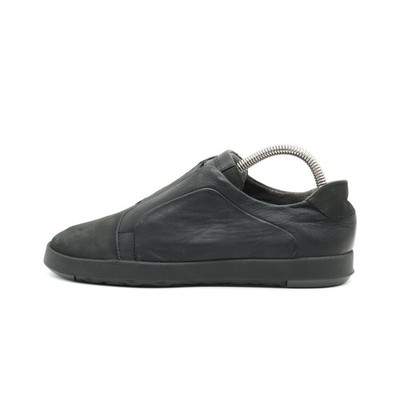 Aerosoles Damen Slipper Sneaker Schwarz Leder Low Top Basic Freizeit EU 37,5