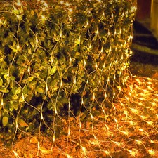 Christmas Net Lights, 360 LED 12ft x 5ft Connectable Mesh Fairy String Lights...