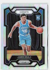2023-24 Panini Prizm #159 James Nnaji Prizms Silver