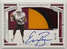 2020 Panini National Treasures Eno Benjamin College Silhouettes Auto /99