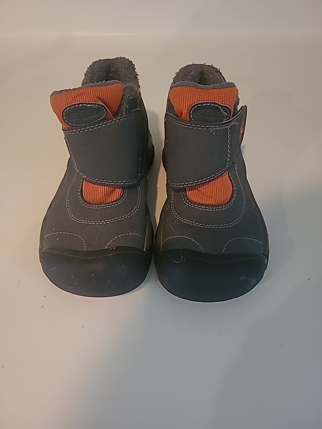 Stivali Keen da ragazzo taglia 13 impermeabili in pelle grigio