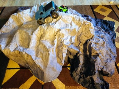 Folding RC Crawler Course 5x7 Roll-Up Indoor Trail for SCX24 TRX4M SCX30 1/18 