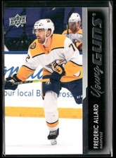 2021-22 Upper Deck Young Guns Frederic Allard RC #483 Nashville Predators