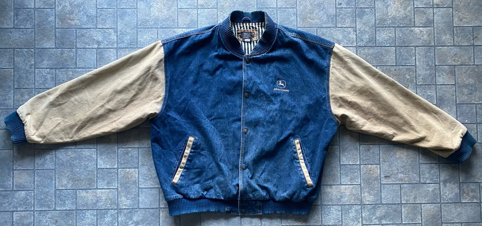 Vintage Turning Point Denim Jacket Men’s 3X John Deere