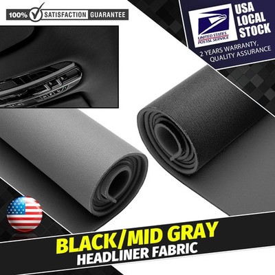 High quality Knit Headliner Fabric with Foam Back Car Roof Liner Replace 60'' W
