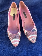 Carlos Falchi Neiman Marcus Womens Snake Pink...