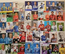 50 verschiedene Autogrammkarten Fußball - Pa...