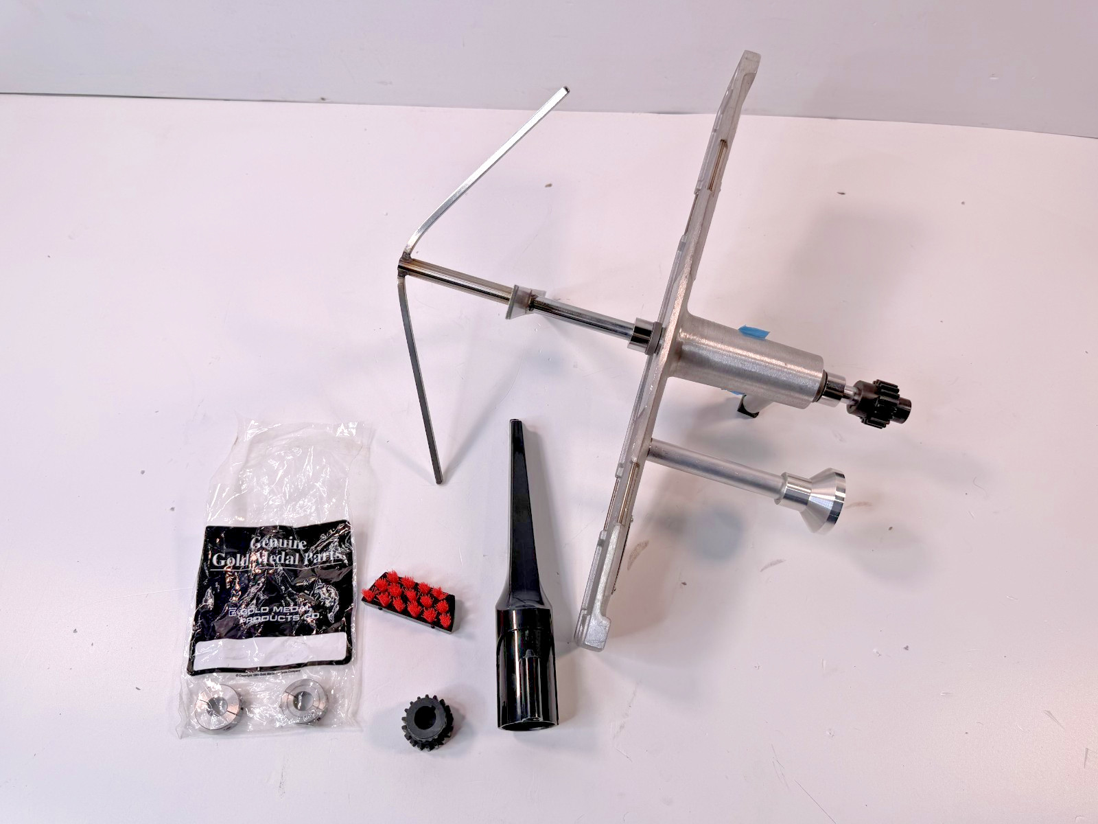 Gold Medal Popcorn Machine Kettle Crossbar Assembly, Agitator, Collars, Gear NEW