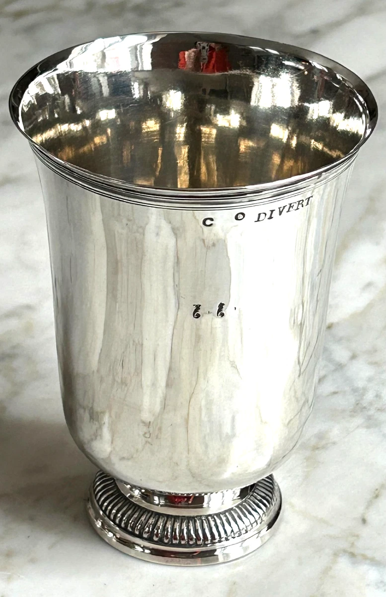 Timbale en métal argenté à personnaliser