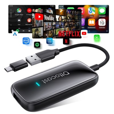 Ottocast Play2Video Ultra AI Box Wireless CarPlay Android Auto Netflix 4GB+32GB