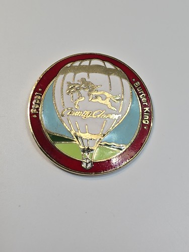 Balloon Lapel Pin County Chase Burger King 