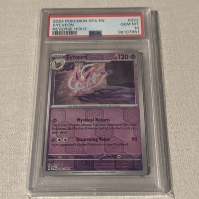 Pokémon – Carte Unique Sylveon 022/064 – Fable Enveloppée – Feuille Inversée – Collectionneur – Accessoire De Jeu De Cartes
